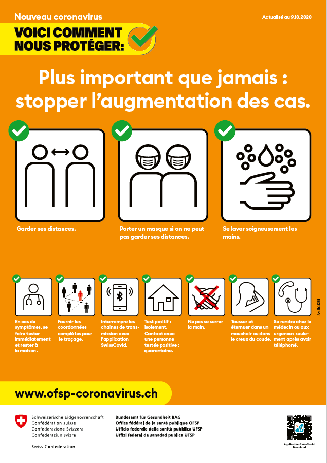 Coronavirus : consignes et recommandations