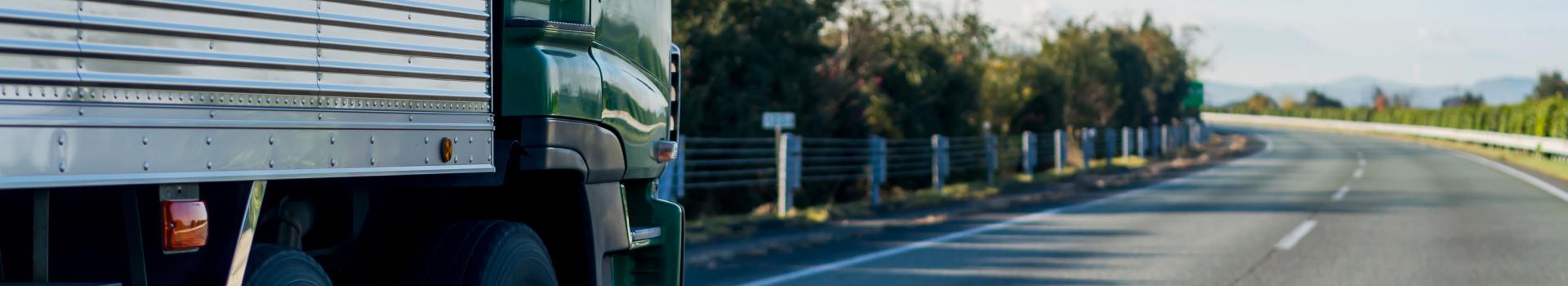 Camion route transport